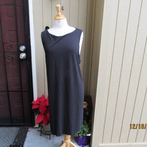 #721  NEW WOMAN'S BLACK SHEATH DRESS BY J. JILL  (SIZE X-LARGE, 16)